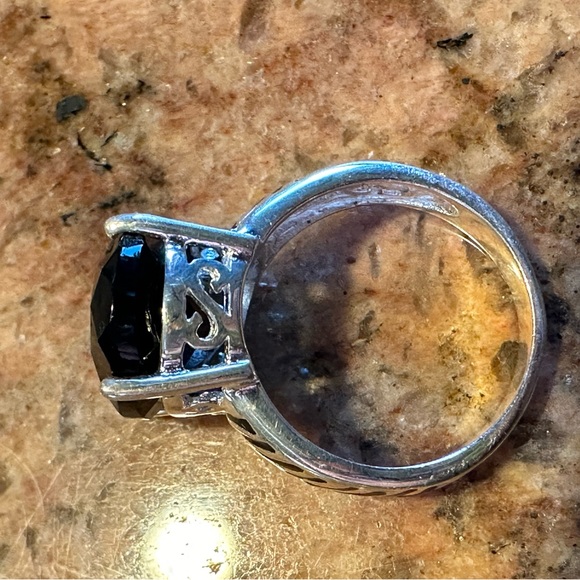 David Sigal black agate ring - Picture 6 of 8